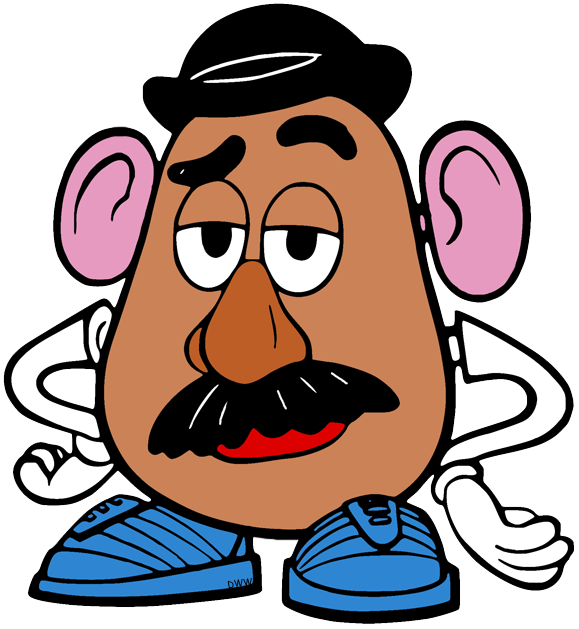 cartoon mr potato head