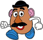 Mr. Potato Head running