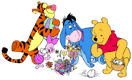 Pooh, friends on Easter egg hunt