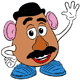 Mr. Potato Head waving