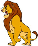 Mufasa roaring