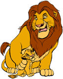 Mufasa roaring