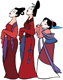 Mulan in line to see the matchmaker
