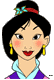 Mulan's face