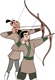 Mulan, Ling, bows, arrows