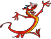 Mushu running