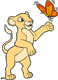 Young Nala, butterfly