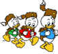 Huey, Dewey, Louie scouts