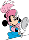 Minnie trying new hat