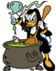 Magica de Spell making a potion