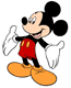 Mickey with open arms