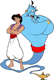 Aladdin, Genie back to back