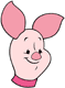 Piglet's face