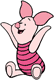 Piglet cheering