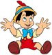 Pinocchio as a real boy