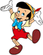 Pinocchio cheering