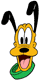 Pluto's face