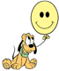Baby Pluto, balloon