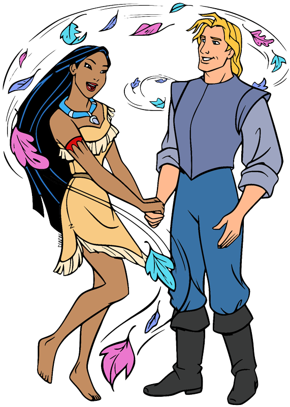 Pocahontas & John Smith Clip Art Images