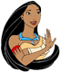 Pocahontas waving