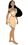 Pocahontas standing proud
