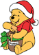 Pooh with his honeypot Christmas gift