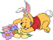 Easter Bunny Winnie the Pooh's hidden eggs