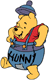 Winnie the Pooh as honey pot