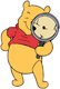 Winnie, magnifying glass