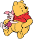 Winnie the Pooh, Piglet cuddling
