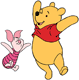 Pooh, Piglet dancing