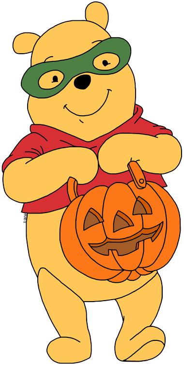 halloween pooh trick disneyclips clip disney winnie treating
