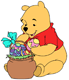 Winnie the Pooh's Easter honey pot
