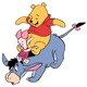 Pooh, Piglet, Eeyore