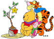 Winnie the Pooh, Tigger, Piglet Christmas tree