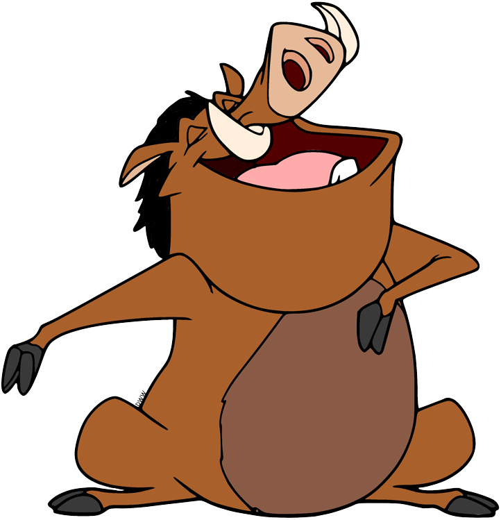 Pumbaa Clip Art Images from Disney’s The Lion King