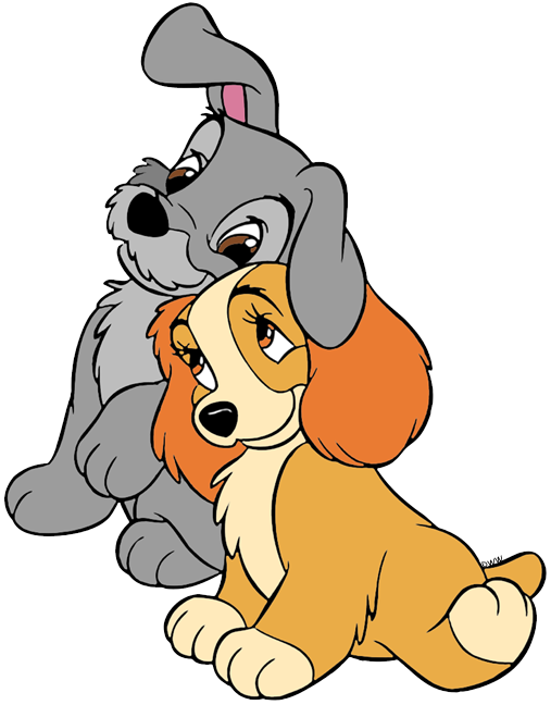 Lady and the Tramp Clip Art 3 | Disney Clip Art Galore