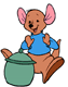 Roo, honey pot