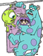 Mike, Sulley, Boo