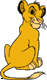 Simba back view