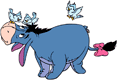 Eeyore with birds