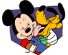 Mickey, Pluto