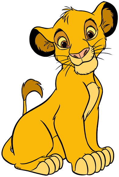 Young Simba Clip Art | Disney Clip Art Galore