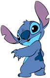 Stitch looking over his shoulder
