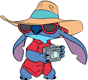 Stitch with his camera