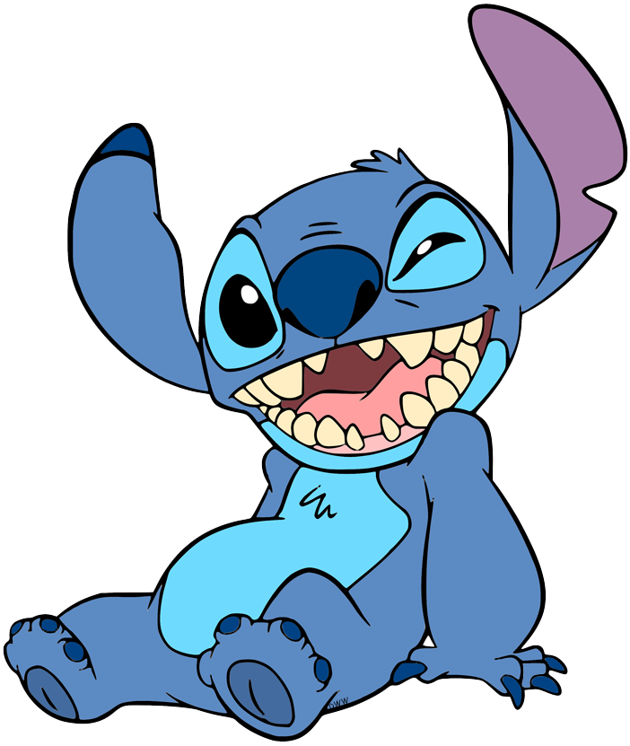 all-original. transparent images of Stitch and Angel. 