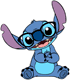 Stitch wearing glasses