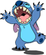 Stitch growling