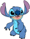 Stitch smiling