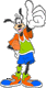 Goofy giving thumbs up